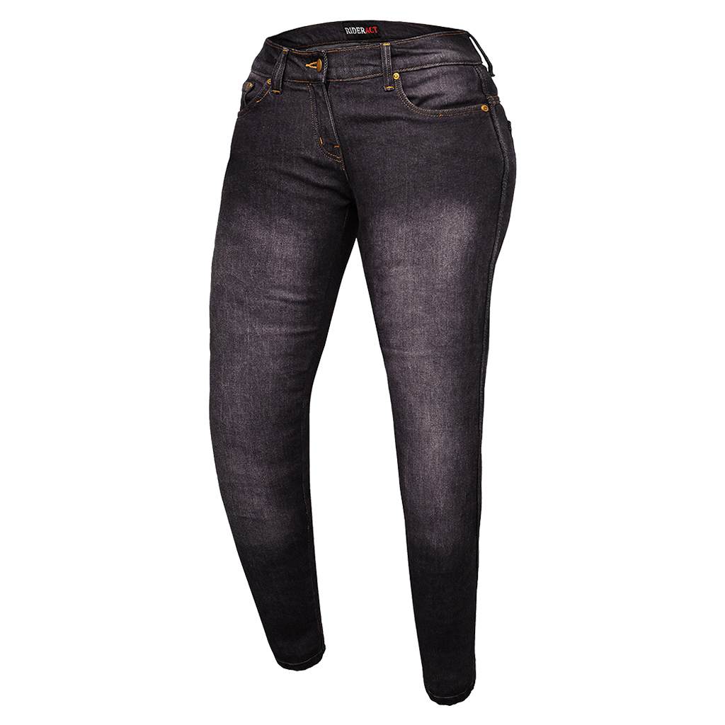 RIDERACT Women motorcycle jeans black