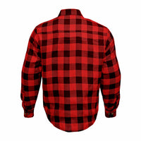 Kevlar Shirt Red Black back