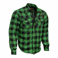 rideract Reinforced kevlar shirt green