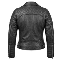 Leather Womens Motorcycle Jacket Brando 