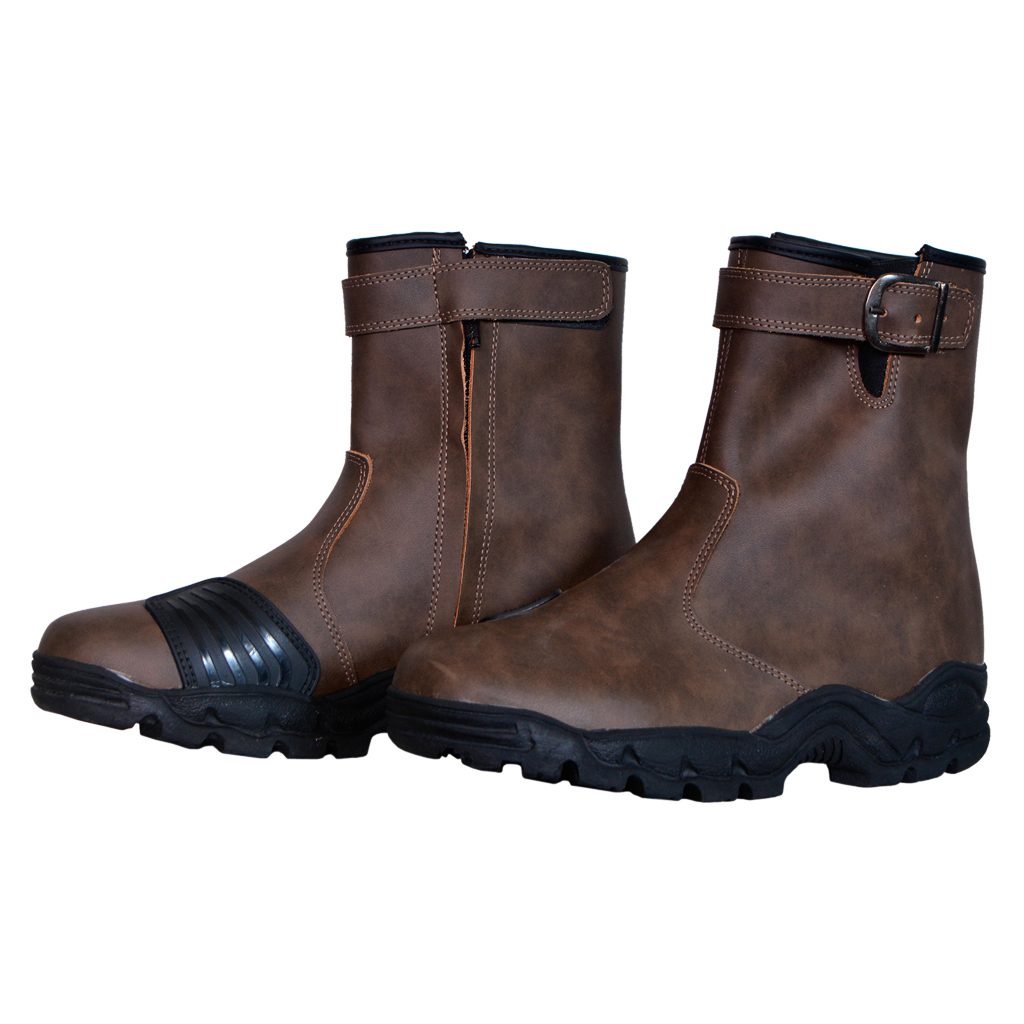 RIDERACT motorcycle boots brown