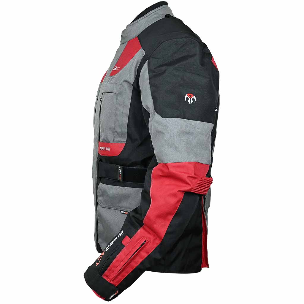thumbnail image 2 of RIDERACT® Men's Expeditor Waterproof Touring Motorcycle Jacket - CE Level 1 Armour, All Seasons 2 of 4