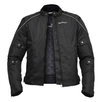 Men waterproof motorcycle Jacket Black 