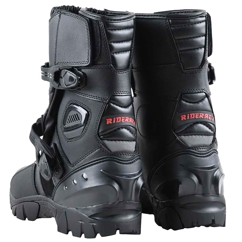 motorcycle boots black