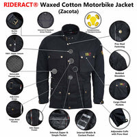 Touring Waxed Cotton Jacket Infographics