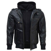 Leather Moto jacket Black