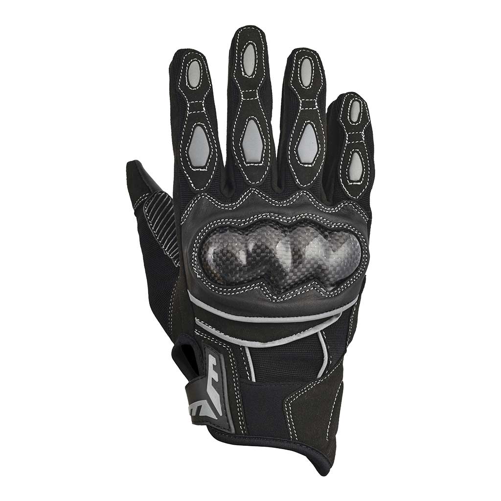Leather motorcycle gloves 