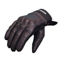 Men Leather Motorcycle Gloves