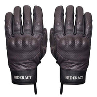 Leather Men Riding Gloves BRONA