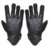 leather moto gloves