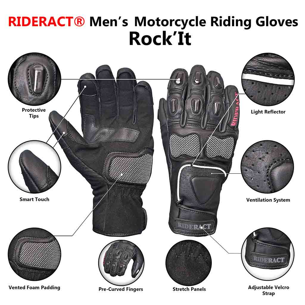 Infographics Riding Gloves Rock’It