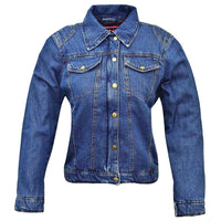 RIDERACT Women denim jacket RoadRush Blue
