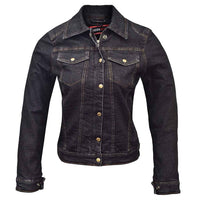 RIDERACT Women denim jacket RoadRush black