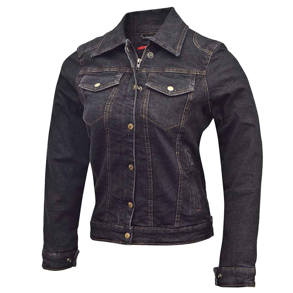 RIDERACT Ladies Kevlar Jacket Black