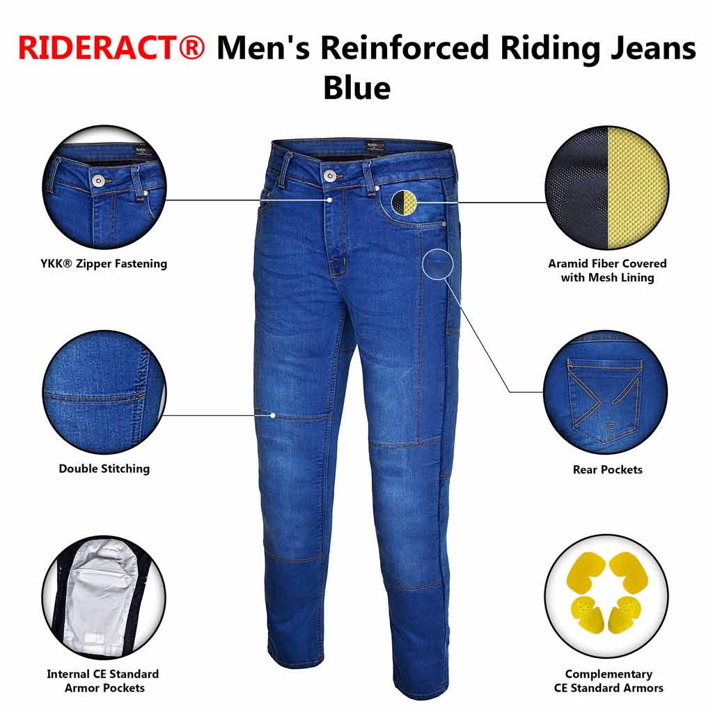 Men Riding Jeans Infographics Images 