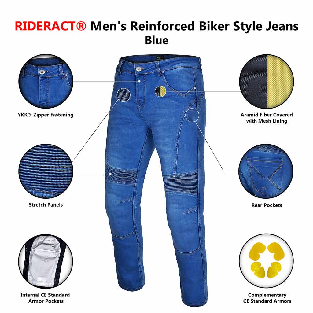 Biker Jeans Infographics