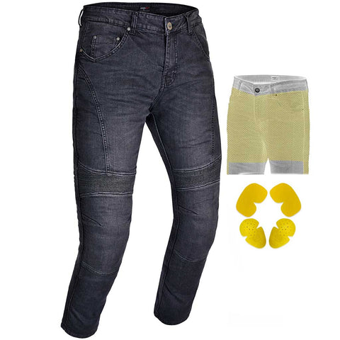 Men Bikers Style Kevlar Jeans 