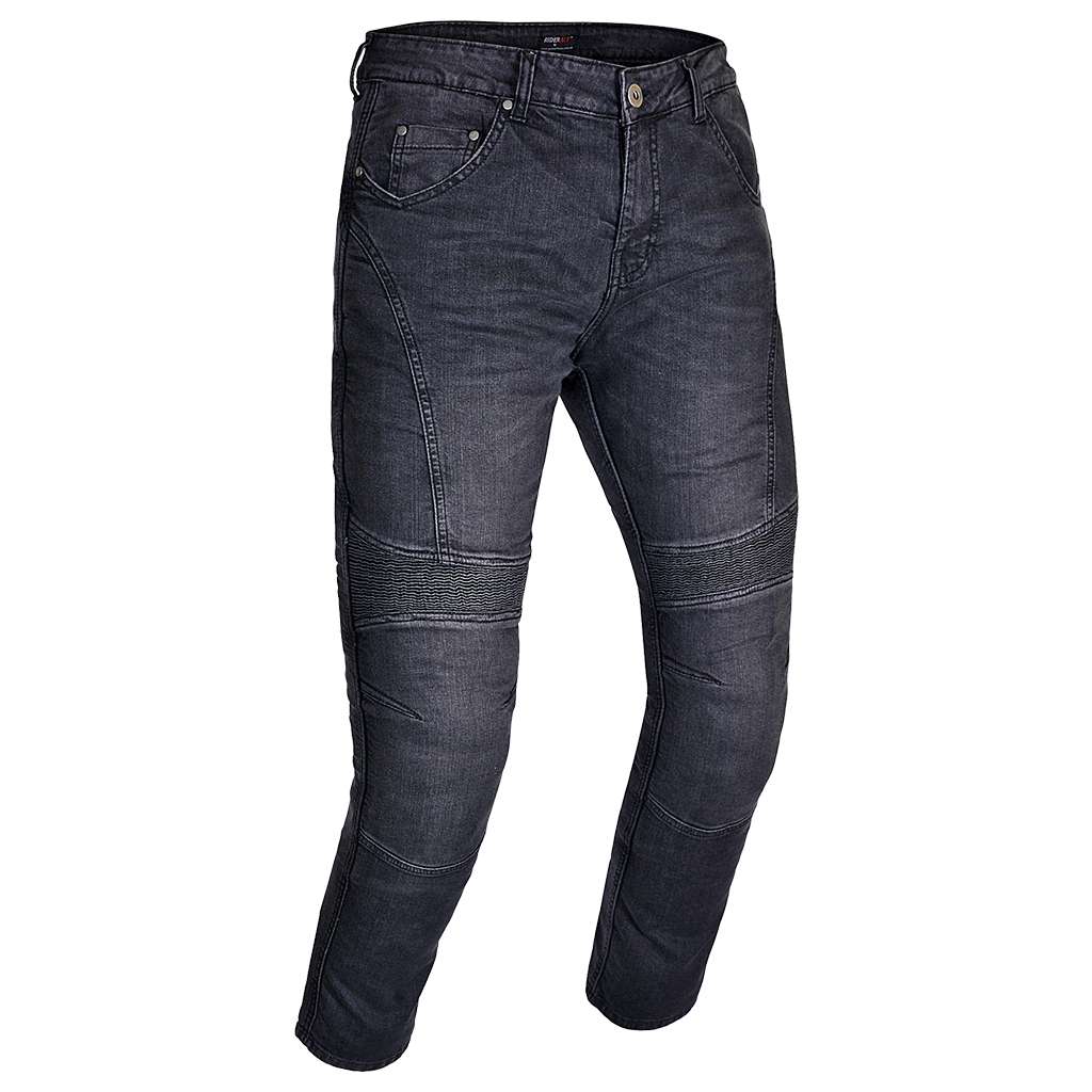 RIDERACT Bikers Style Black Jeans