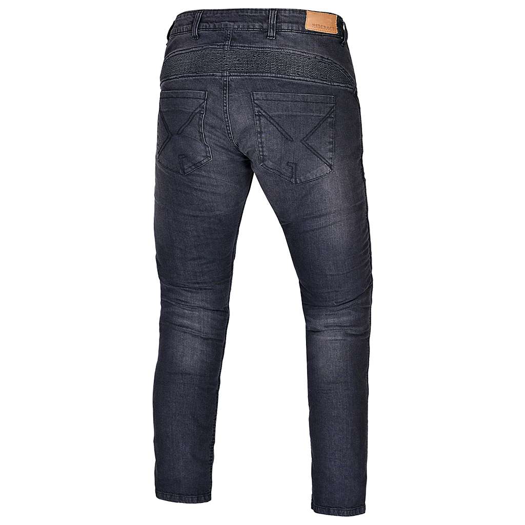 Kevlar Reinforced Black Jeans for Bikers