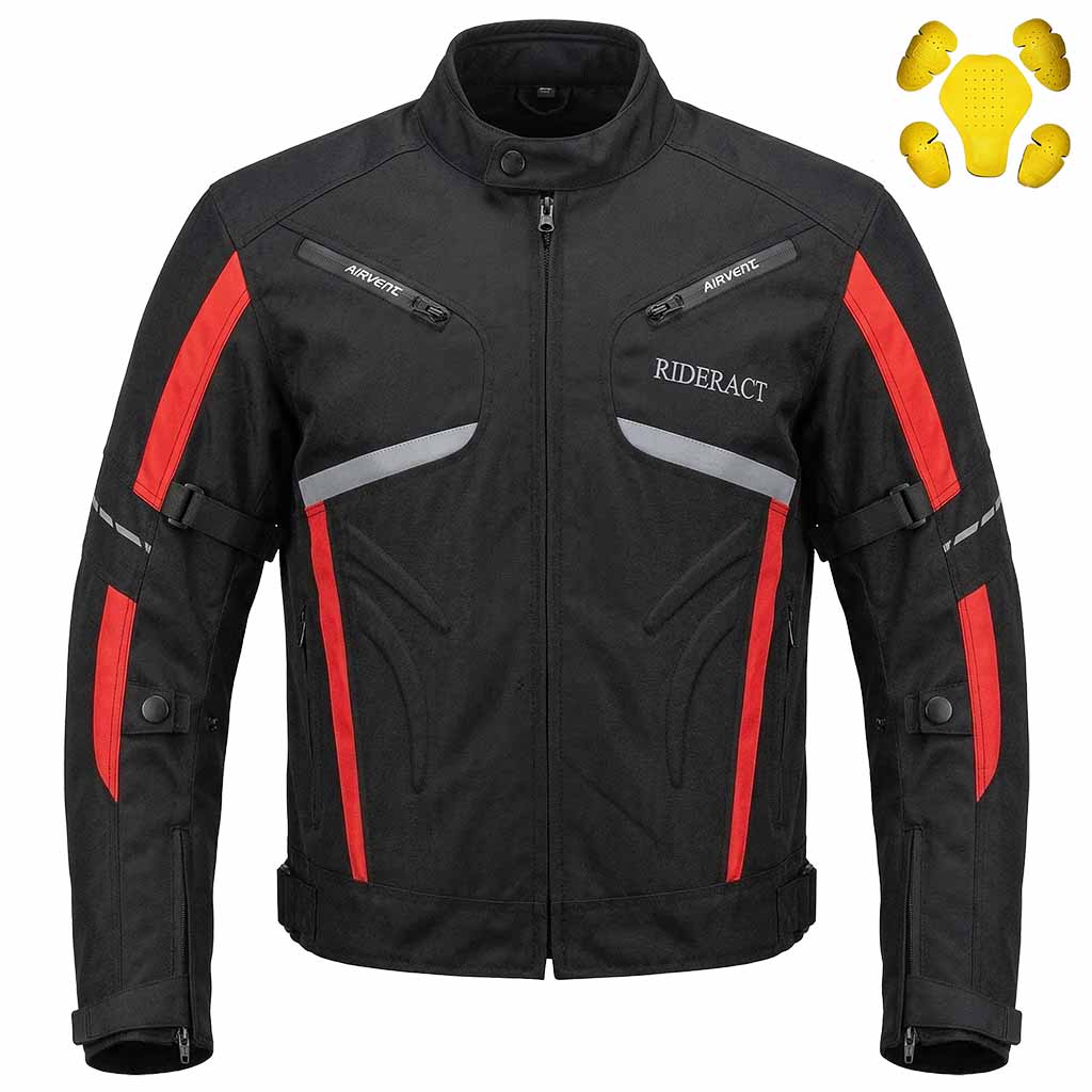 Waterproof riding jacket Front