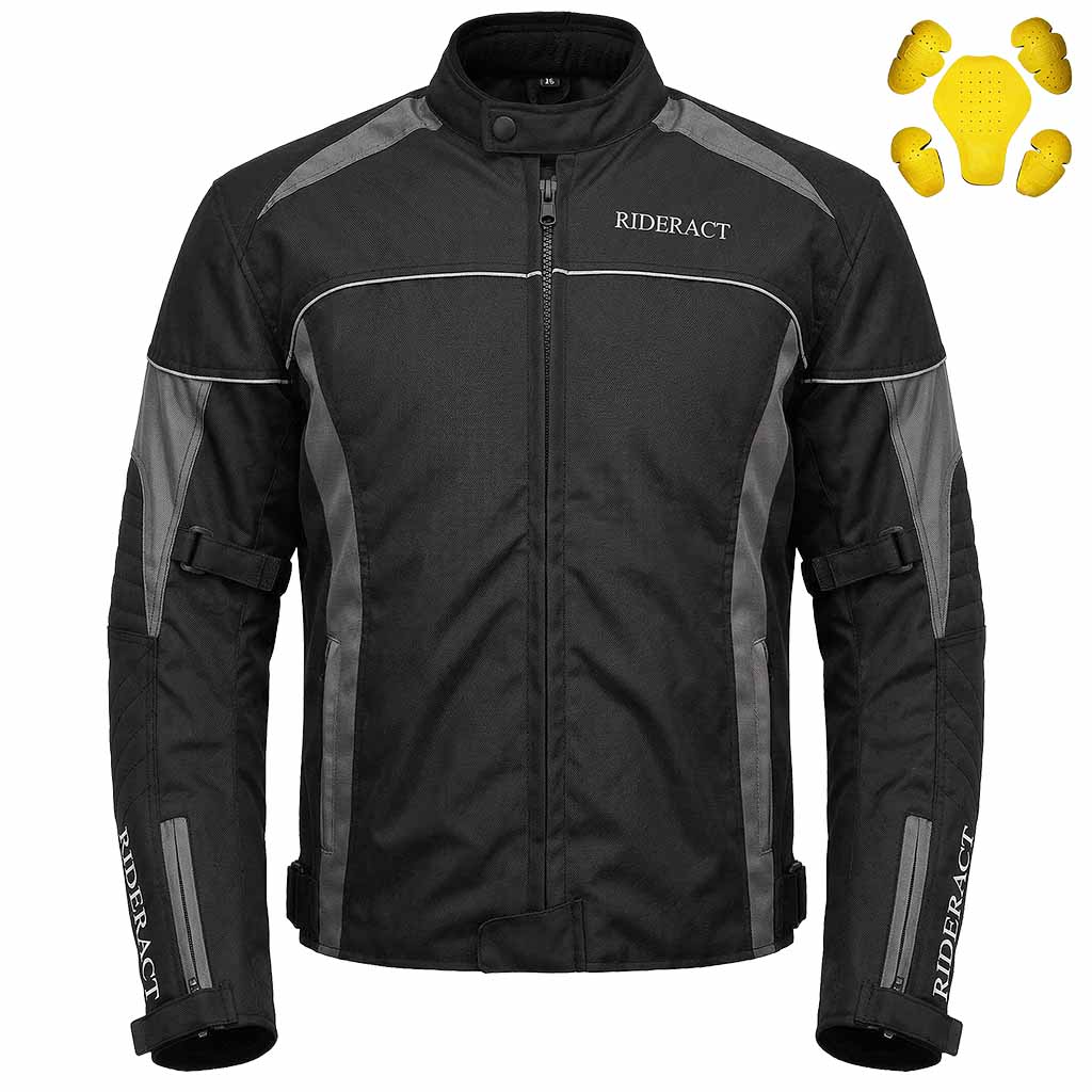 RIDERACT Motorcycle Jacket Textile