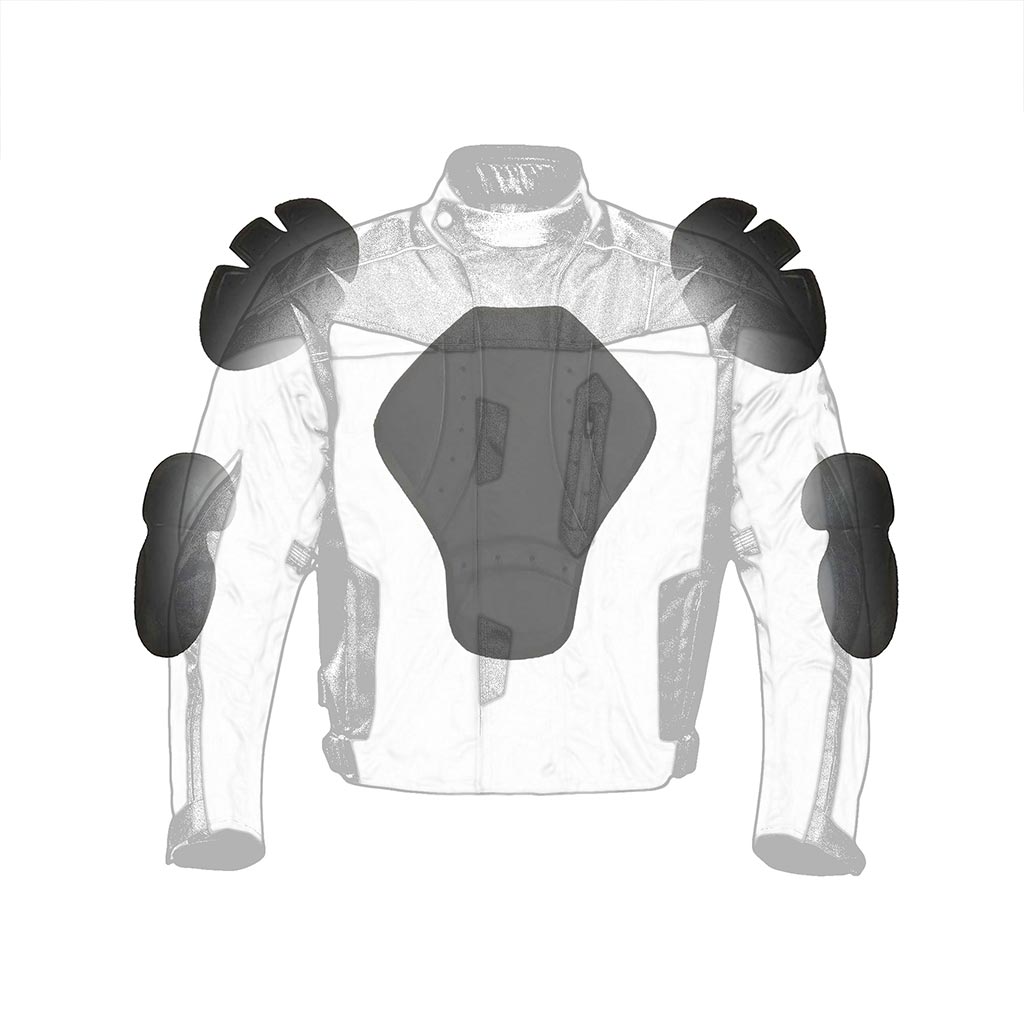 Biker Jacket  internal Armour pockets