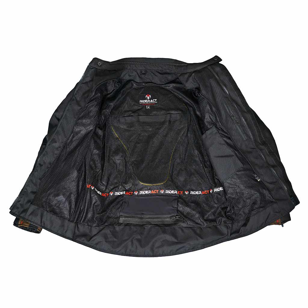 RIDERACT® Textile Waterproof Touring Jacket Expeditor Inner side