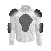 Internal CE standard size armor pockets Biker jacket  for men 