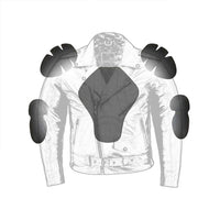 Internal Armour pockets for shoulder, elbows and back pad