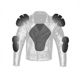 Internal CE standard Armor pockets Vintage Moto jacket