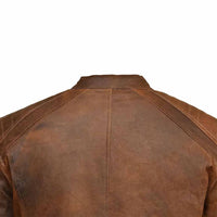 Back side Men Motorbike Jacket