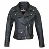 RIDERACT® Women’s Leather Moto Jacket – Brando Native