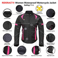 Infographics Women waterproof Jacket  