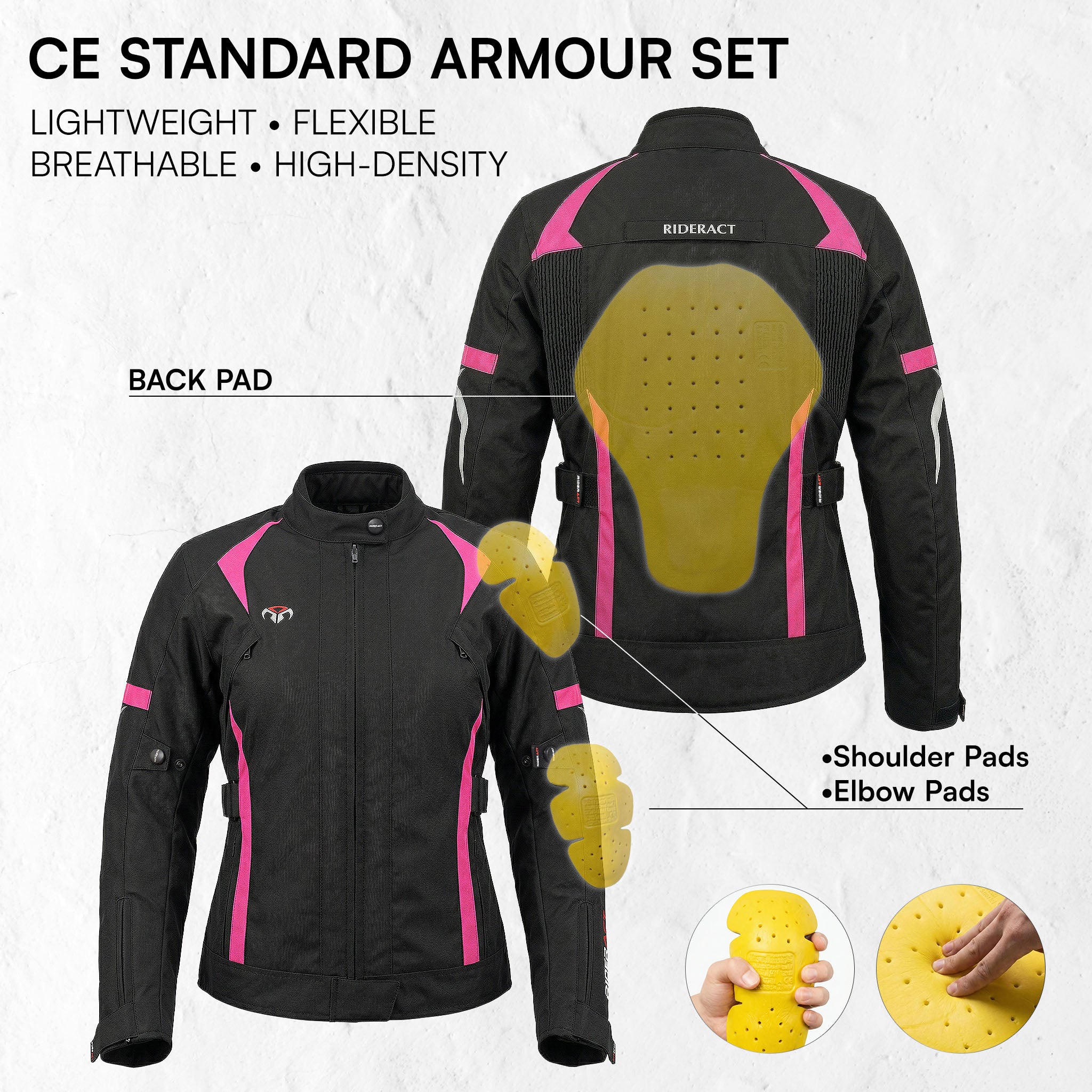 CE standard internal armor pockets