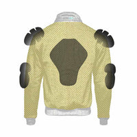 Motorbike Hoodie Chrome Reinforced with Aramid Fiber