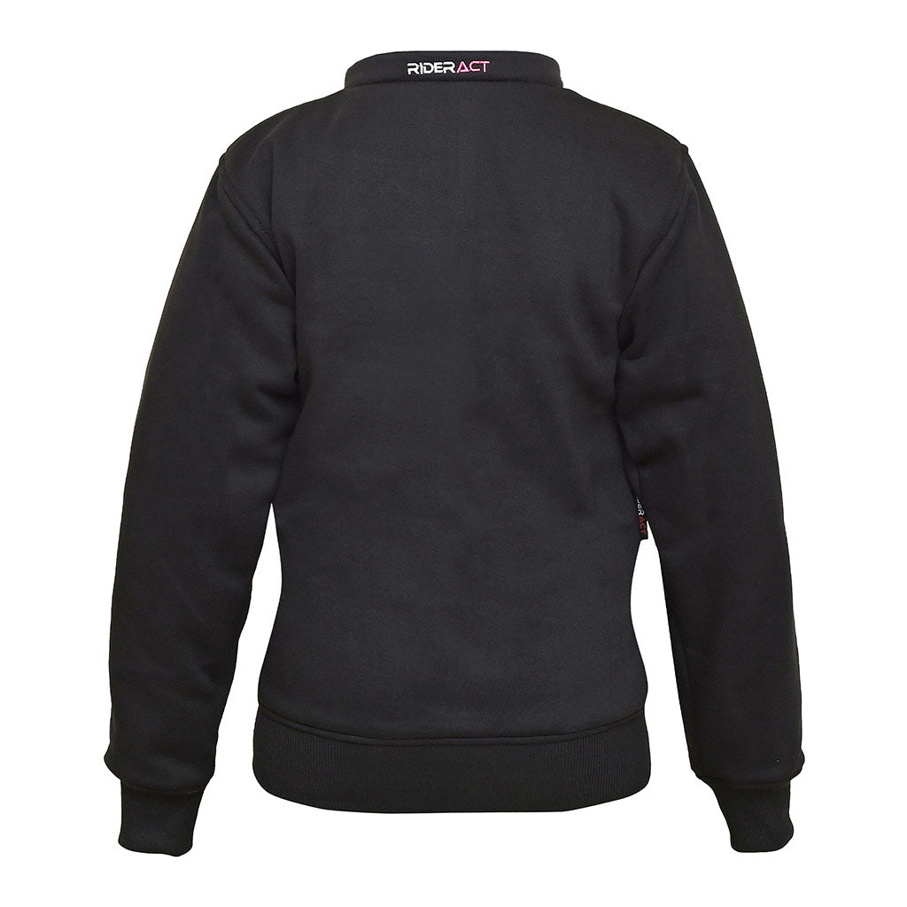 Back Side Ladies Hoodie Black