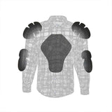 Flannel Kevlar Shirt CE standard internal armor pockets