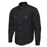 Men Motorcycle Kevlar Shirt Black 