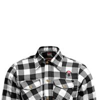 Soft brushed cotton flannel fabrics Kevlar Shirt 