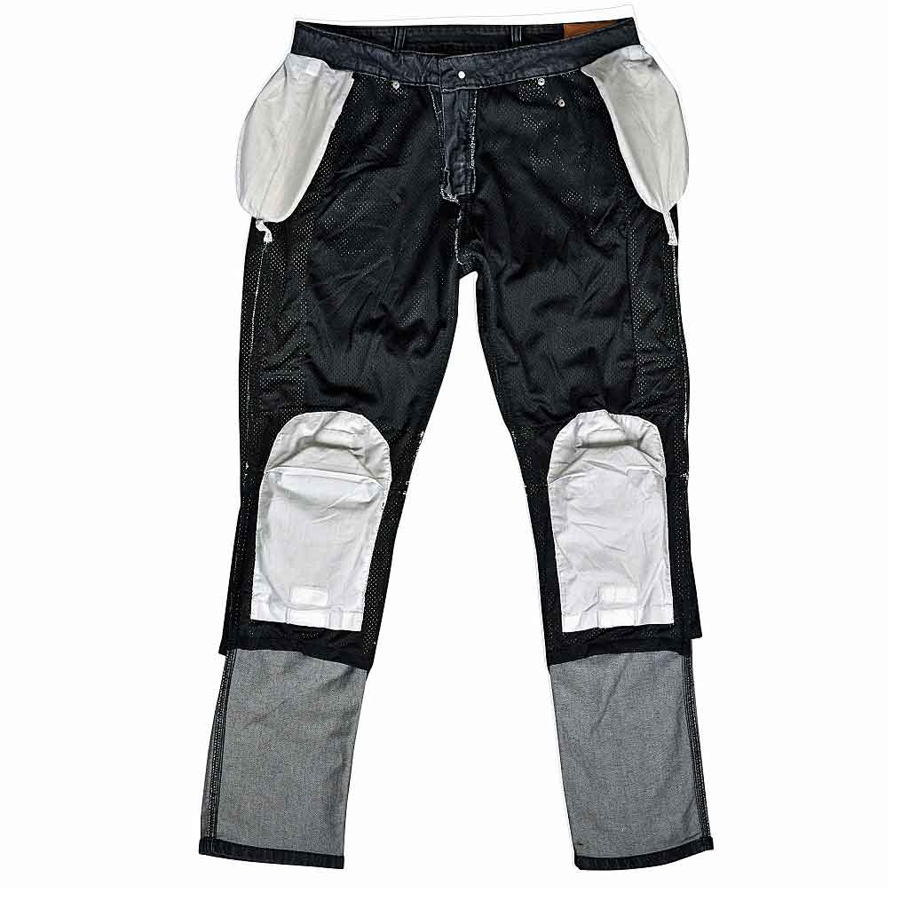 Motorcycle Jeans Inside out