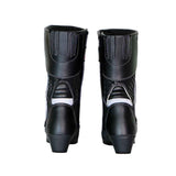 RIDERACT women motorcycle boots black reflective