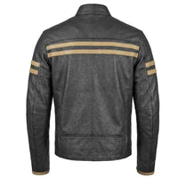 Back Pose of Motorcycle Jacket for Men