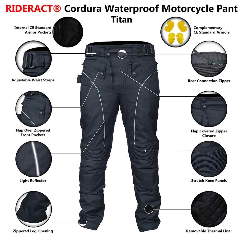 Infographics Cordura Waterproof Pant Titan