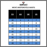 men Sneakers Shoes brown Size Chart 