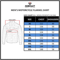 Size Chart Kevlar Flannel Shirt 
