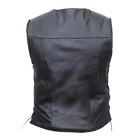 Black Leather Vest