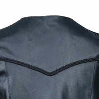 Casual Multi Braided Adjustable Vest Back Side