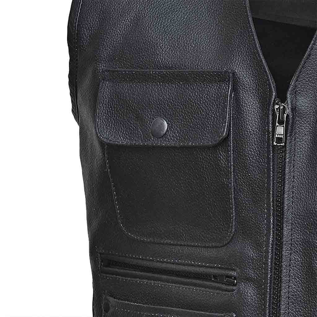 Hunting Vest Button Closure Pockets