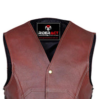 Harley Rustic Brown Vintage Vest 