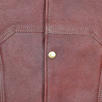 Antique Harley Vest Button Studded Closure 